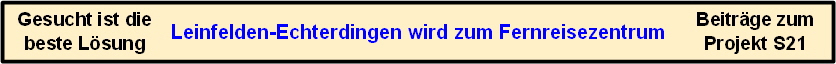 Leinfelden-Echterdingen wird zum Fernreisezentrum